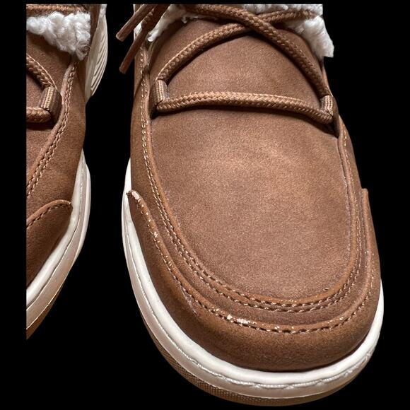 BARETRAPS Landon Women Size 7 Whiskey Shoe Clog Slipper Moccasin Sherpa Lined - Picture 9 of 13